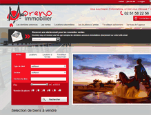 Tablet Screenshot of moreno-immobilier.com